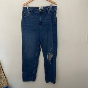 Abercrombie & Fitch Women's Straight Leg Jeans - Indigo